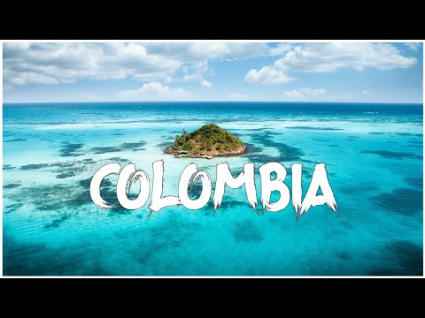 Flying Over Colombia - with Relaxing Beautiful Music