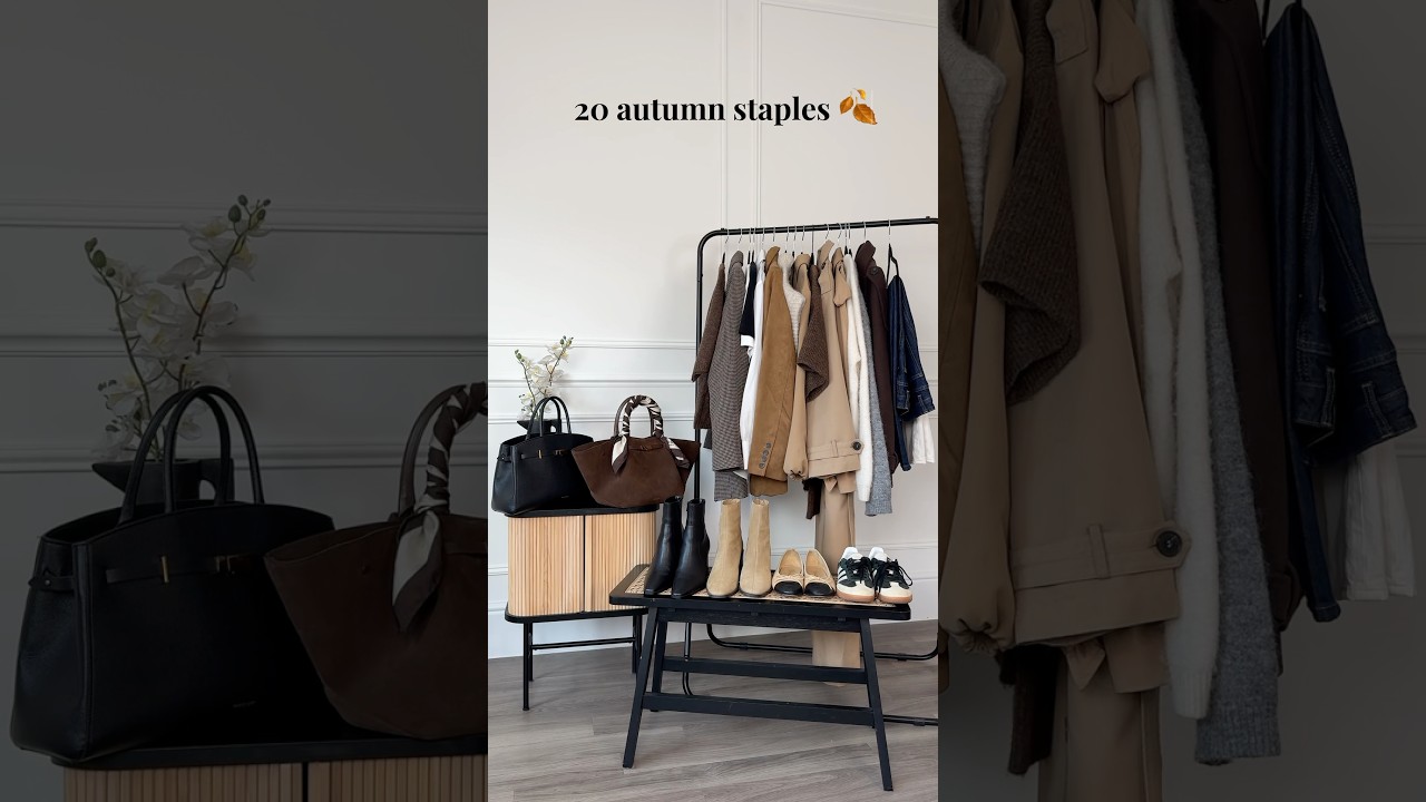 20 autumn staples 🍂 #outfitideas autumnfashion #autumnoutfits #capsulewardrobe #outfitideas
