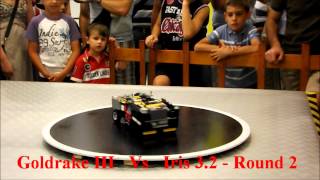 preview picture of video 'Lego Sumo Competition ITLUG 2014 LECCO ITALY Final'