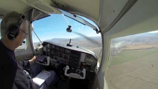preview picture of video 'Beech Sierra Hayward to Yerington flight (2013)'