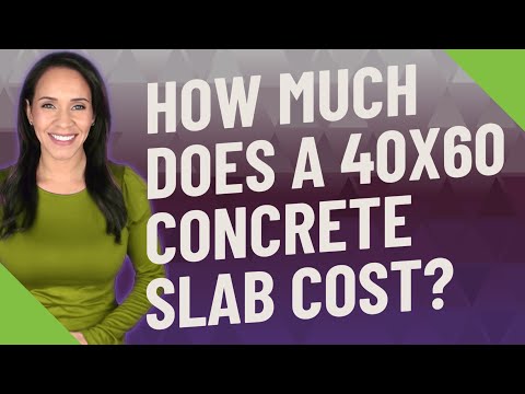 image-How much does a 30x40 slab of concrete cost?
