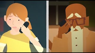Delivering the news of a death by telephone