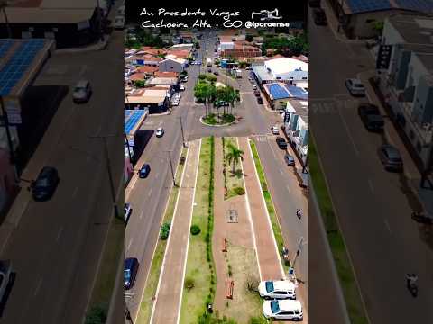 CACHOEIRA ALTA GOIÁS, PROJETO VISÃO AÉREA - AV. PRESIDENTE VARGAS.