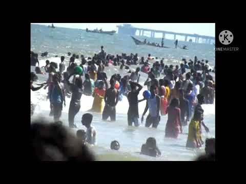 Mahabalipuram beach in a hot summer evening . . .