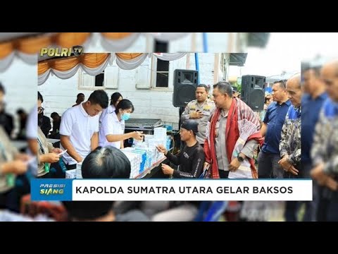 KAPOLDA SUMUT BAGIKAN 1500 PAKET SEMBAKO DAN 100 UNIT KACAMATA BACA DI SAMOSIR