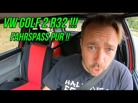 Turbo gockel - Golf 2 R32 Sauger - Erste testfahrt nach der Abstimmung ! Fahrspass pur !!
