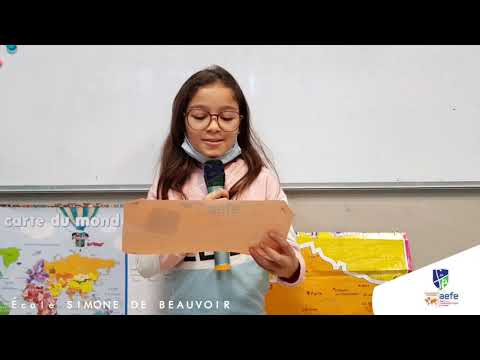 Campagne électorale au sein de l'école Simone de Beauvoir en CE1 et CE2