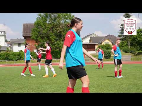 Städte- und Sportlertreffen in Rothenburg Schweiz im Sommer 2023 Fussball Wettkampf