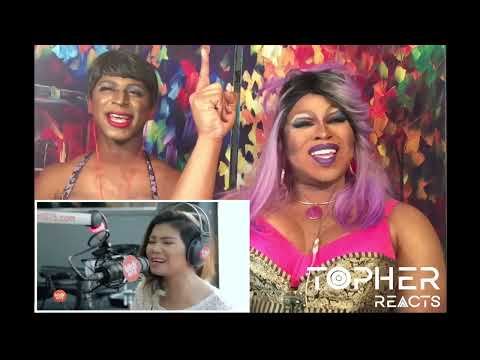 Katrina Velarde - Go The Distance  [on Wish 107.5 Bus](Reaction) | Topher Reacts