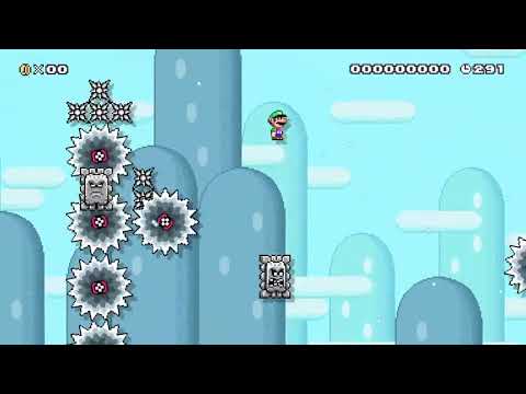 Mario Maker 2 - Thwomp surfer by Taco993
