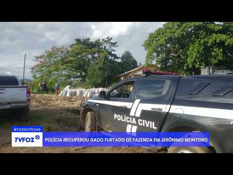 Polícia recuperou gado furtado de fazenda em Jerônimo Monteiro