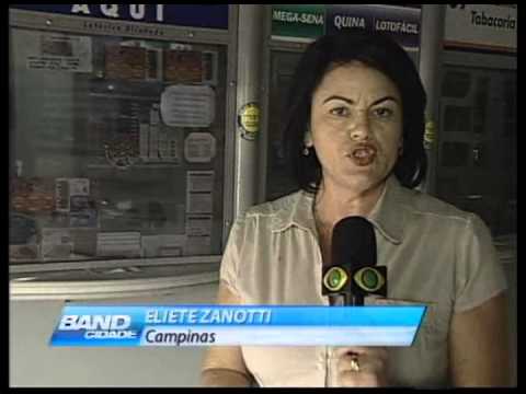 Band Cidade Campinas - assalto casa lotérica - 05 11 2012