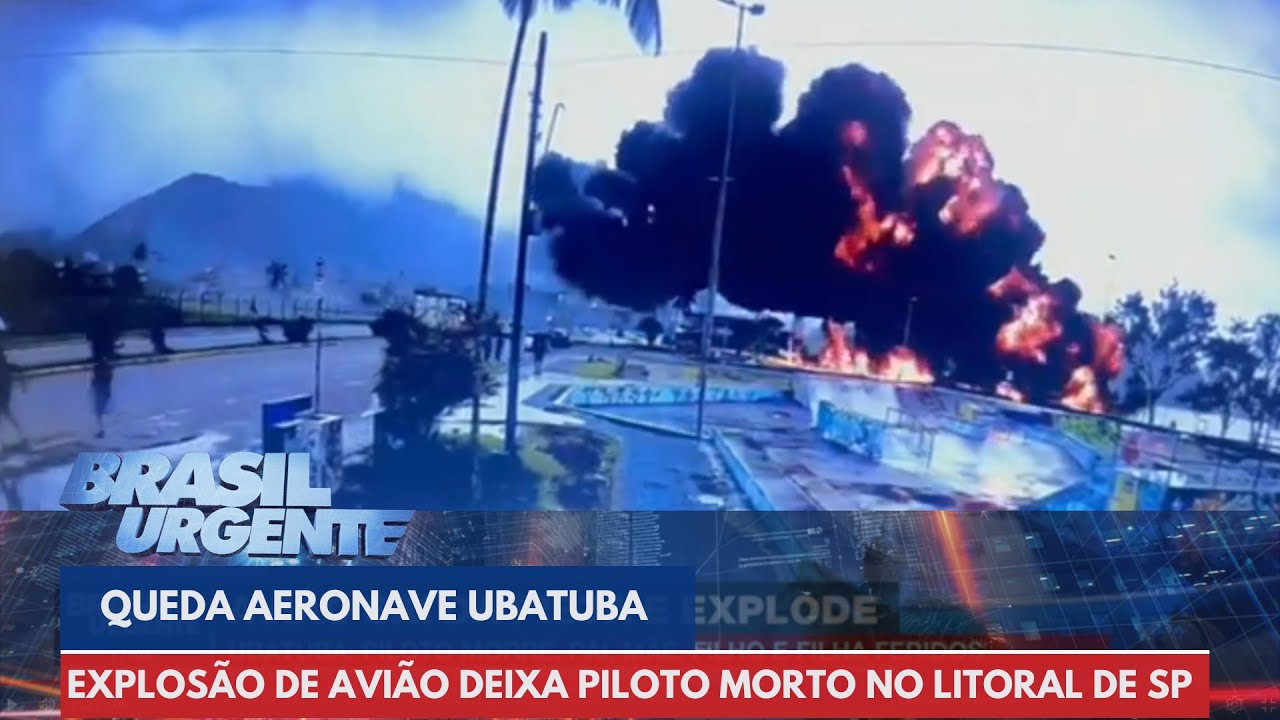 Avião sai da pista e explode: testemunhas contam terror | Brasil Urgente