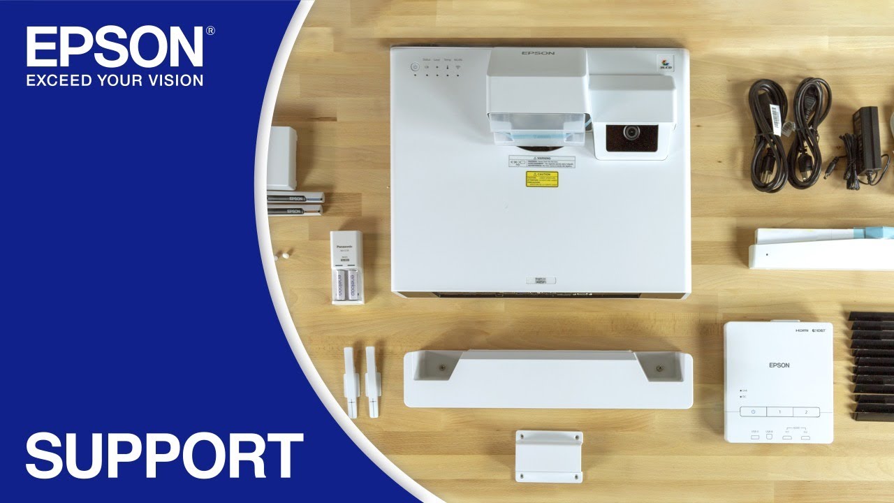 Epson BrightLink 1480Fi/1485Fi Projector | #2 What's in the Box