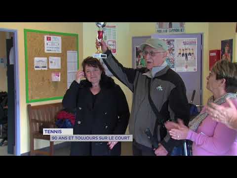 Tennis : 90 ans et toujours sur le court