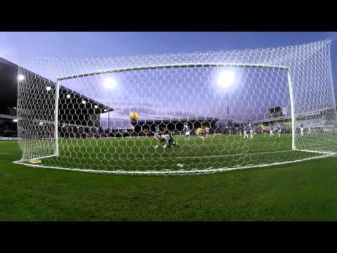 BEHIND THE GOAL: Adi Yussuf's goal against Hartlepool