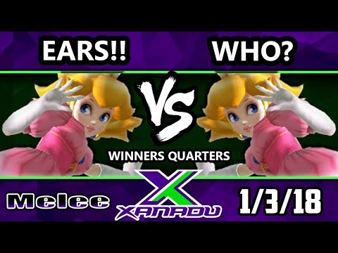 S@X 235 Melee - Ears!! (Peach) Vs. Who? (Peach) - Smash Melee Winners Quarters - SSBM