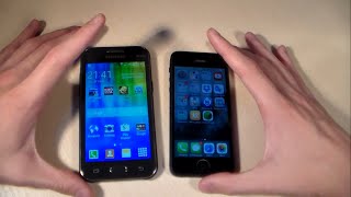 Сравнение Samsung Galaxy J1 vs iPhone 5 (HD)