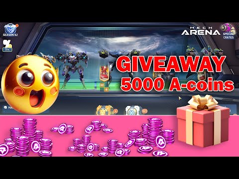 🎉 Free A-Coins Giveaway! Grab 5,000 A-Coins in Mech Arena!