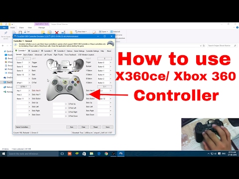 How to Use X360ce/xbox360 controller emulator