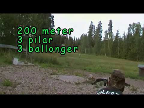 Armbrust WOLFSZEIT Ultimate-Sniper auf 200 m / Best crossbow accuracy at 220 yards