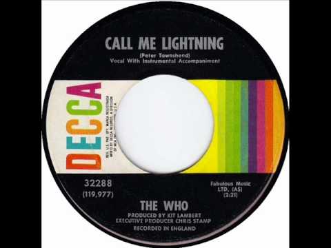 Call Me Lightning by The Who on Mono 1968 Decca 45.