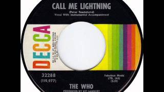 Call Me Lightning by The Who on Mono 1968 Decca 45.