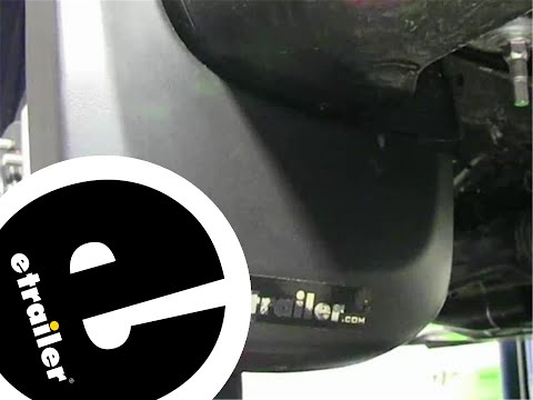 etrailer | Mount: Husky Liners Custom Molded Mud Flaps on a 2012 Toyota 4Runner