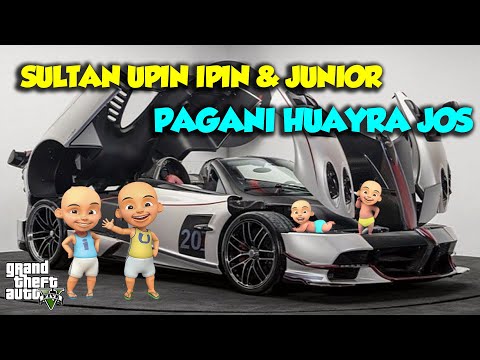 SULTAN UPIN IPIN PUNYA MOBIL TERKENCANG DUNIA PAGANI HUAYRA - GTA V MOD UPIN & IPIN SPESIAL