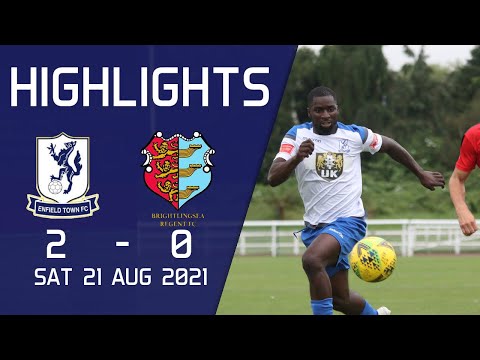Enfield Town 2-0 Brightlingsea Regent | Highlights + Interviews