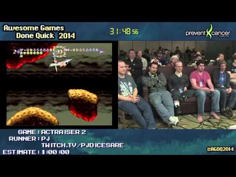 ActRaiser 2 :: SPEED RUN (0:57:15) by PJ #AGDQ 2014