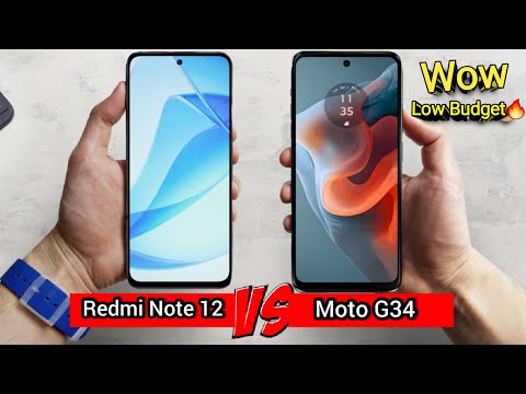 🔥 Moto G34 5G Vs Redmi 12 5G⚡| Comparison 🏆|