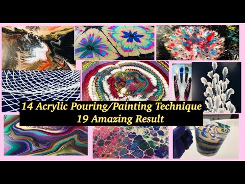 SATISFYING Acrylic Pouring Technique and Acrylic Painting Compilation|Amazing Fluid Arts Techniques