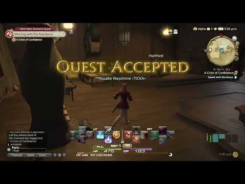FINAL FANTASY XIV SOLO PLAYTHROUGH #96 CARPENTER LEVEL 25 GRIND & CLASS QUEST