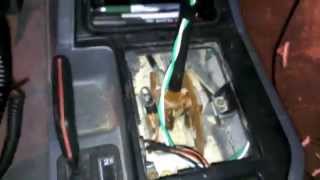89 Cherokee AW4 2nd Solenoid Override Switch Install