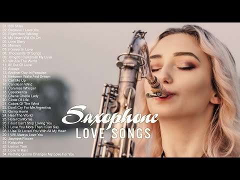 Greatest 200 Romantic Saxophone Love Songs - Best Relaxing Saxophone Songs Ever - Saxophone Music #1