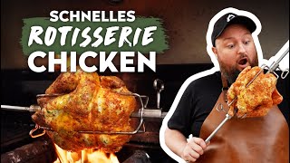 Schnelles Rotisserie Chicken | BBQ Madness