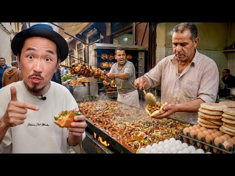 Crazy Food Tour in Rabat 🇲🇦 Unique Street Food of Morocco
