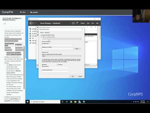 13 2 10 Lab Configure a RADIUS Solution