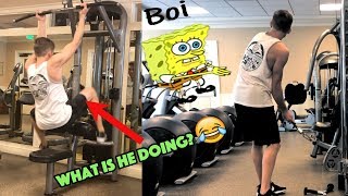 [HILARIOUS] Gym Noob Caught On Camera
