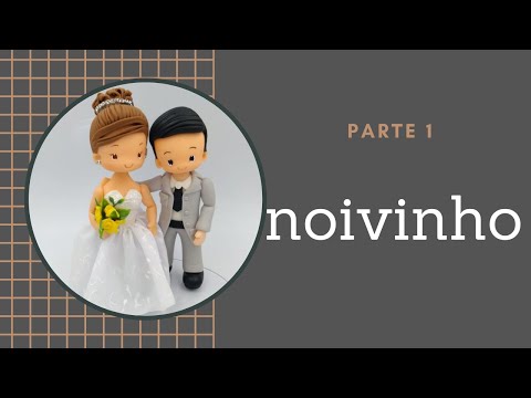Biscuit wedding cake topper - part 1