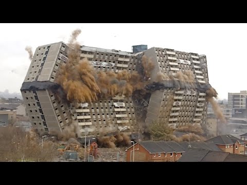 40 Minutes of Extreme Building Demolitions