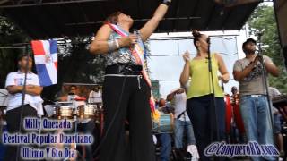 Milly Quezada PRESENTACION 'En Vivo' (Festival Popular Duartiano 6to Dia) @CongueroRD @JoseMambo