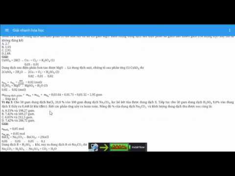 Giải nhanh hóa học Video