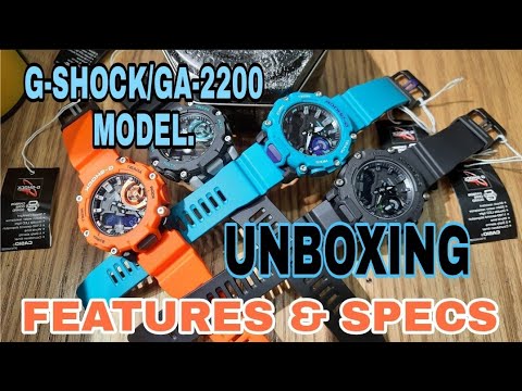 CASIO G-SHOCK/ GA-2200 MODEL.UNBOXING FEATURES & SPECS.