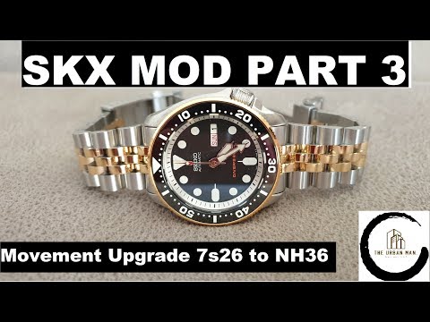 SKX Mod Part 3 (7s26 To NH36 Upgrade)