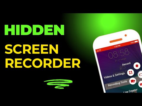 How To Secretly Record Phone Screen Without Icon: Best Hidden Screen Recorder Apps