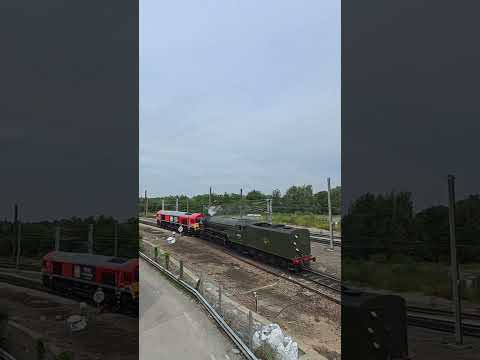 60163 Tornado and 66068 at York station.