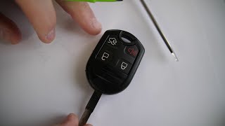 2011 - 2015 Ford Explorer Rounded Key Fob Battery Replacement