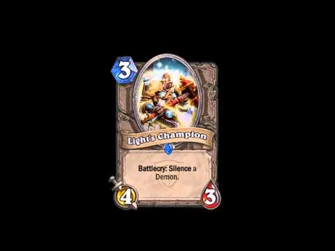 Light's Champion Sounds - Hearthstone The Grand Tournament